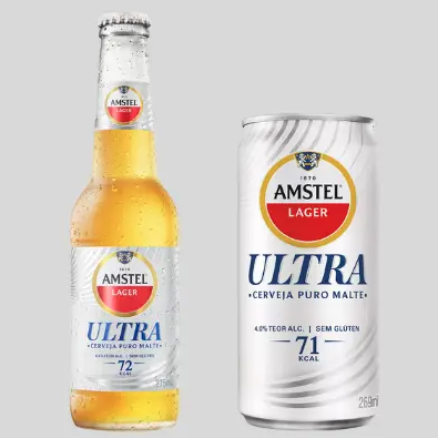 Cervejas sem Glúten no Brasil: Amstel Ultra