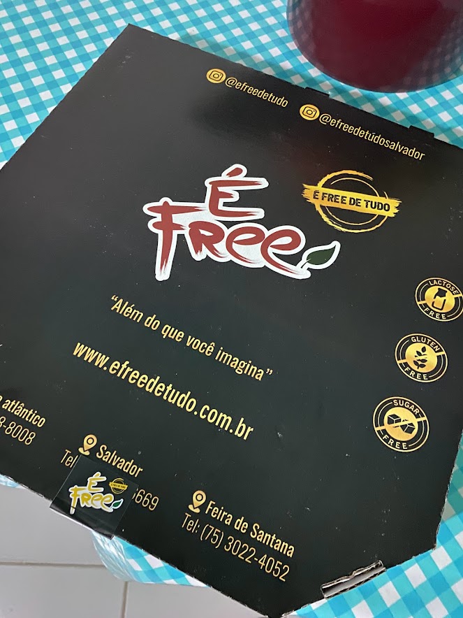 Delivery pizza sem glúten Salvador É Free de Tudo