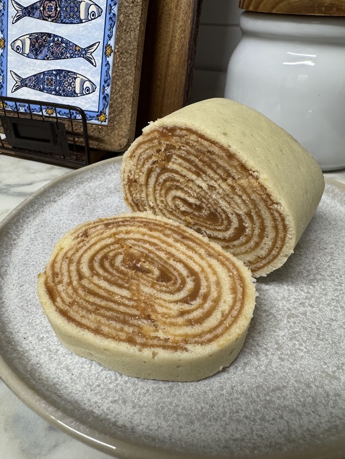 bolo de rolo sem glúten