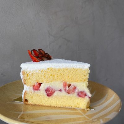 Bolo de morango sem glúten da Amay Patisserie